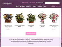 Tablet Screenshot of friendly-florist.net